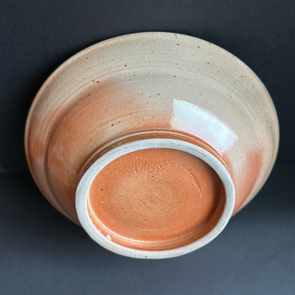 3D Gecko Lizard Studio Art Pottery Stoneware Bowl 8.5” Artist Signed Dyer - Picture 8 of 12